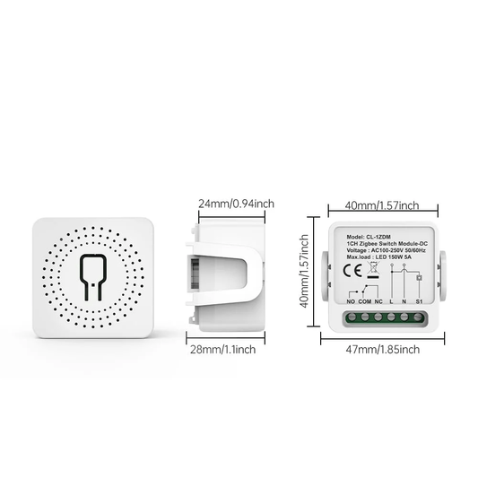 CL-1ZDM Intelligent Switch Module 1-way white