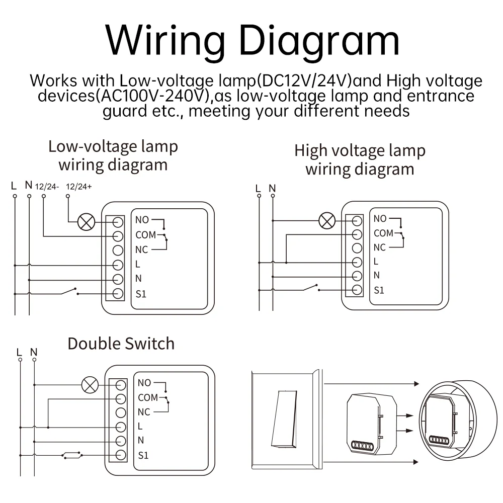 CL-1DM Intelligent Switch Module 1-way white