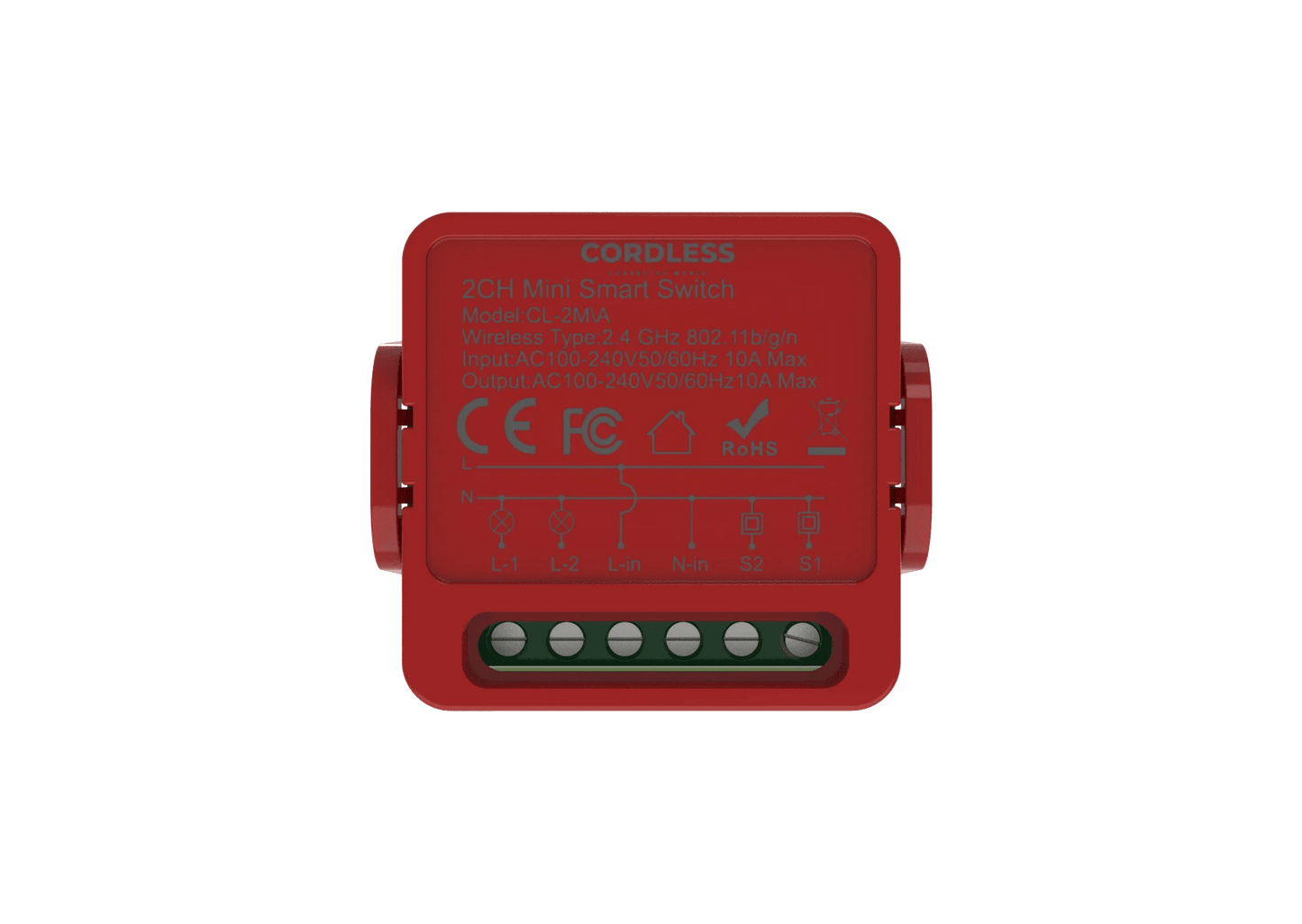CL-2M/A Intelligent Circuit Breaker 2- way Red
