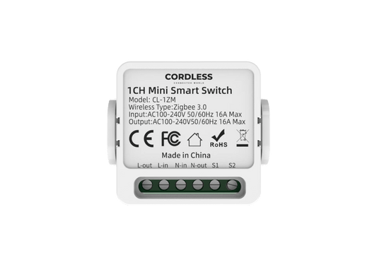 CL-1ZM Intelligent Circuit Breaker 1-Way – Zigbee (White)