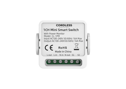 CL-1PM Intelligent Switch With Power Monitor 1-way white