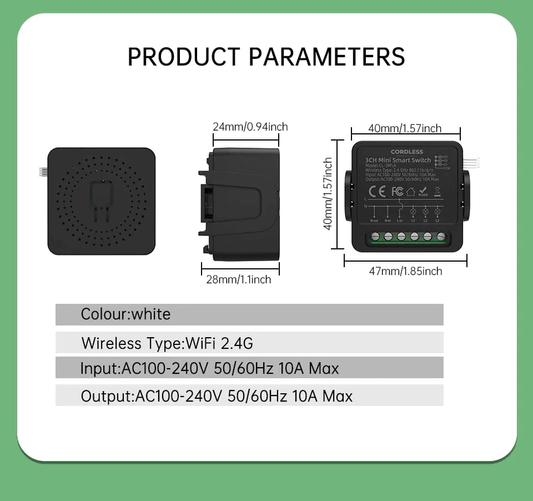 CL-3M/A Intelligent Circuit Breaker 3- way Black