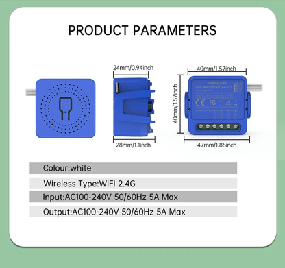 CL-4M/A Intelligent Circuit Breaker 4- way Blue