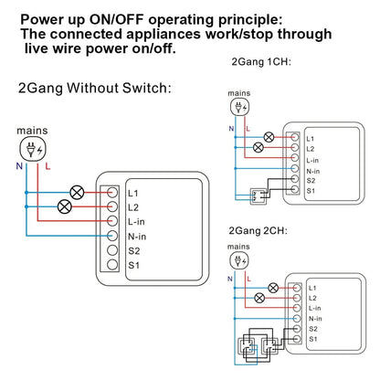 CL-2M Intelligent Circuit Breaker 2-Way Red