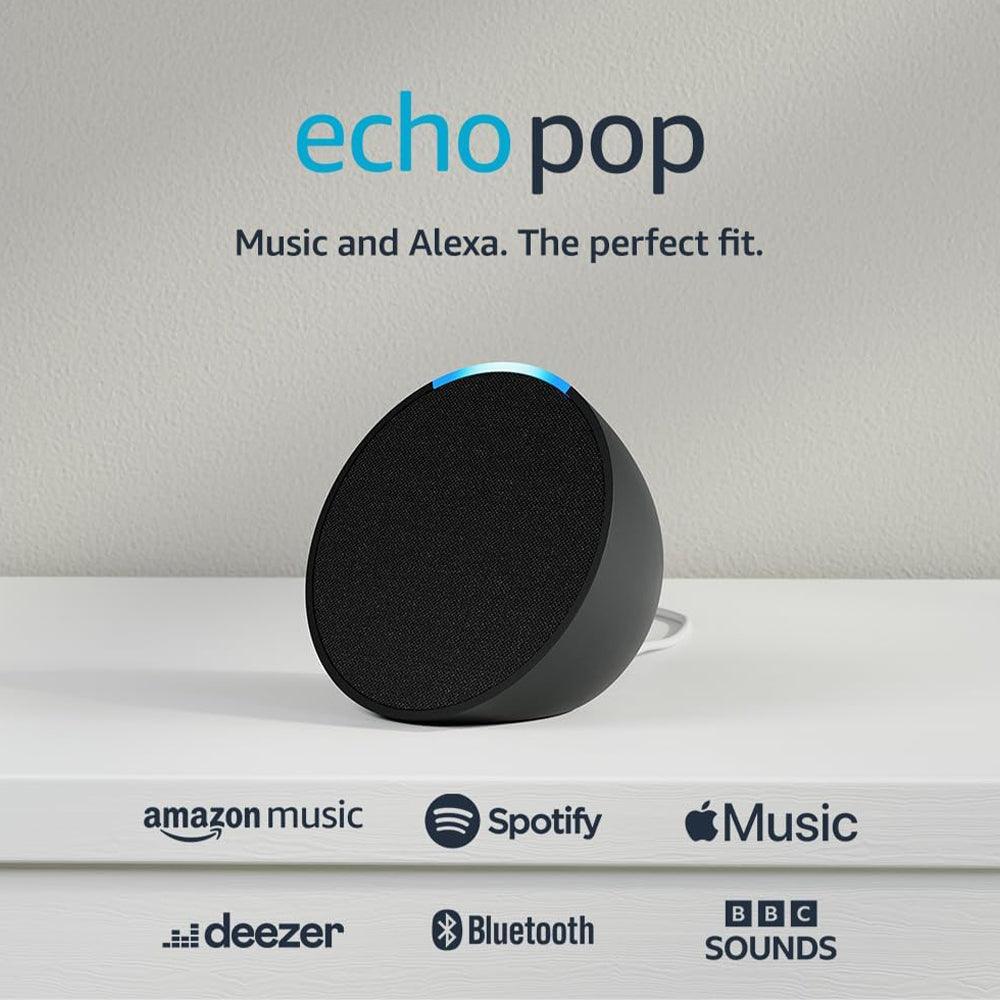 Amazon Echo Pop Full Sound Compact Smart Speaker With Alexa