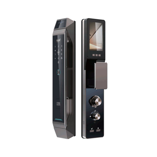 R8 Face version Golden color smart door lock